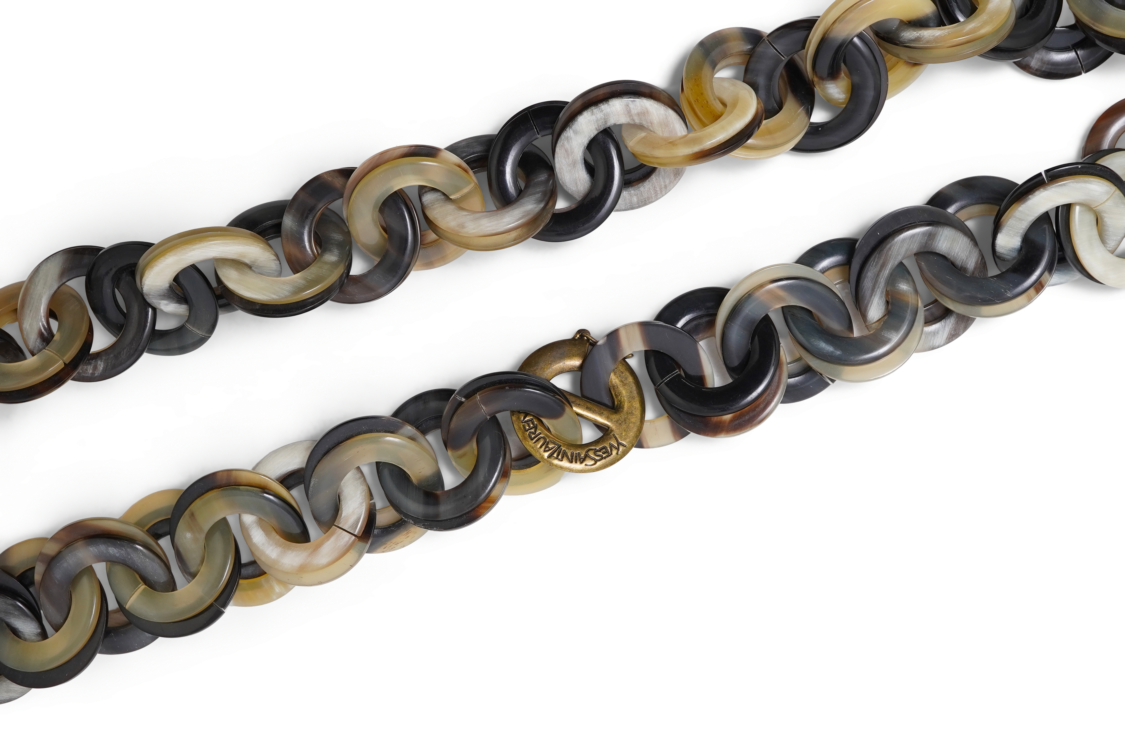 Yves St Laurent, a horn necklace